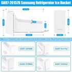 New Da97-20157b Da97-20157a Refrigerator Ice Bucket Fit Samsung Ice Rf22r7351sr