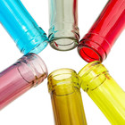 6 Pack Decorative Colored Wine Bottles For Home Decor  750ml Empty Glass Cont   