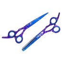 Professional Hairdressing Scissors Barber Salon Hair Cutting Shears Razor Set