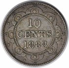 1888 Newfoundland 10 Cents Km3 Vf Uncertified  1109