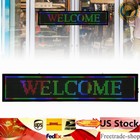 Led Sign 40  X 8   Scrolling Message Display Board 7 Color Programmable