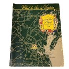 Lot Of 4 Vintage 1940s-60s Virginia State Travel Destination Brochures 
