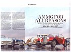 2 Lot Mg Cars With Emphasis On Magnette Models  Both Uk Issue Magazine Articles