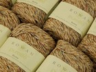 Rowan Purelife Revive Knitting Yarn  Dk Weight Cotton silk rayon  9 Skeins Brown