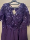 Mother Of The Bride Plus Size Gown Size 22 In Purple Color