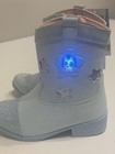 Bluey Bingo Cowgirl Toddler Boots Girls Size 8 Blue Light Up Shoes New