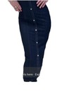Zara Blue Denim Cotton Button-front V-neck Long Sleeve Midi Shirt Dress S