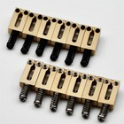 6 String Solid Brass Bridge Saddles For Fender Strat Tele 10 5mm 10 8mm