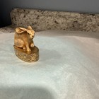 Estee Lauder Vintage 1983 Compact Rabbit Solid Perfume