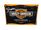 Vintage Harley Davidson Porcelain Sign Motorcycle Dealer Bike Parts Service Usa