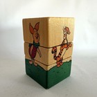 Vintage Disney Winnie The Pooh   Friends Sevi Stagukan Wood Twist Puzzle Italy