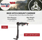 Hitch Mount Tilting 4-bike Rack Carrier For Car  Truck  Suv  Doubledown 4