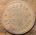 Waimea  Hawaii  kauai  Hi Public Schools Of Kauai Cafeteria Lunch Trade Token
