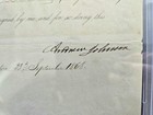 Andrew Johnson President Signed   Autograph Letter Psa dna Authentic 