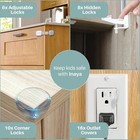Baby Proofing Kit Child Safety Locks Outlet Covers Corner Bumpers