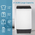 Full Automatic Washing Machine 17 8 Lbs Portable Washer Spin With Drain Pump Rv
