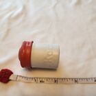 Kodak Panatomic-x Metal Film Cannister  White With Orange Top Vintage 35mm Film
