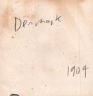 Antique Denmark 1904 Thatched Structure With Door Rare Original Photo