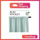 Nicetown Blackout Curtains For Rv Windows  Aqua Blue  29  By 20   2 Panels  Room