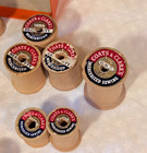 Wooden Thread Spools Vintage Lot Of 21