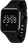 Kids Digital Sport Watch Step Counter Pedometer Alarm Waterproof Ages 5-16