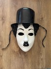 D   losantos Vintage Mask Charlie Chaplin Paper Mache Art Signed