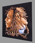  One Love Tapestry Wall Hanging Throw Poster Flag Cotton Textile Art Bob Marley