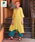 Watersister Cotton Gauze Tango Tunic Long Top 1 s m  2 l xl  3 1x  Oh My Colors