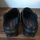 Klogs Womens Sz 8 Black Leather Clogs Comfort Shoes Non Marking Slip Resistant