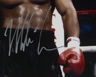 Mike Tyson Signed Framed 16x20 Boxing Stare Down Photo Jsa