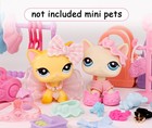 35pcs Random Accessory Fit Lps Dog Shorthair Cat Toy Figure For Kid Playset Gift