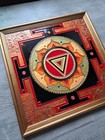 Kali Yantra Vedic Astrology Jyotish Stained Glass Painting Mandala Vastu Tantra