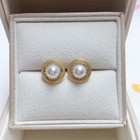 Natural Freshwater Pearl Earrings Made With 925 Sterling Silver  Handmade