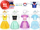 Princess Dress Up Clothes Role Play Costume Gift Set For Little Girls Toddlertoy