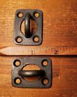 Two Barn Door Iron Hasp Hook Latch