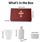 Portable Communion Kit For Travel Church Supplies Set Hard Case Cups Catholic