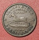 1837    executive Experiment    Hard Times Token 