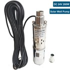 Dc 24v 3   Solar Deep Well Pump Water Pump 607gph Stainless Steel Submersible