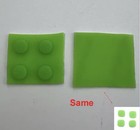 Nintendo New 3ds Xl Ll Front Upper Lcd Screen Screw Rubber Cover Replacement