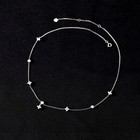 Real Moissanite Bubble Clover Pendant Women Necklace 925 Sterling Silver Choker