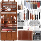 Leather Tooling Kit - Complete Leather Craft Tools Set For Diy Leatherworking