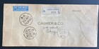 1937 Hong Kong First Flight Cover Ffc To Peking China King George Vi Coronation
