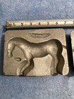 Vintage Cast Horse Mold Heavy 2 Piece Foundry Tool Weighs Over 5 Lbs  Read