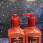 2x Winter Candy Apple Cleansing Gel Hand Soap 8oz Bath   Body Works  Damaged Cap