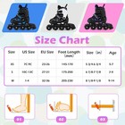 Kids    Inline Skates  Adjustable 4 Sizes Blade Roller For Boys Girls Ages 5-7