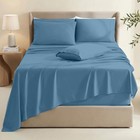 Extra Deep Pocket King Size Sets - Fits Mattress 18-24 Inches - Sheets - 6 Piece