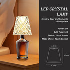 Wine Bottle Lamp Crystal Clear
