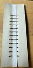 Rare Vintage Usa Goldfinch Gold Plated Safety Pins - Set Of 9 On Card - 2cm