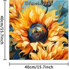 Paint By Numbers Kit - Diy Painting Art Kit  Full Canvas Craft Set - Sunflowers