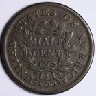 1804 Draped Bust Half Cent Vf  E100 Sicmx